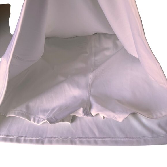 Calvin Klein Womens Performance Stretch White Skort XL Logo Built-In Shorts New - Picture 9 of 10